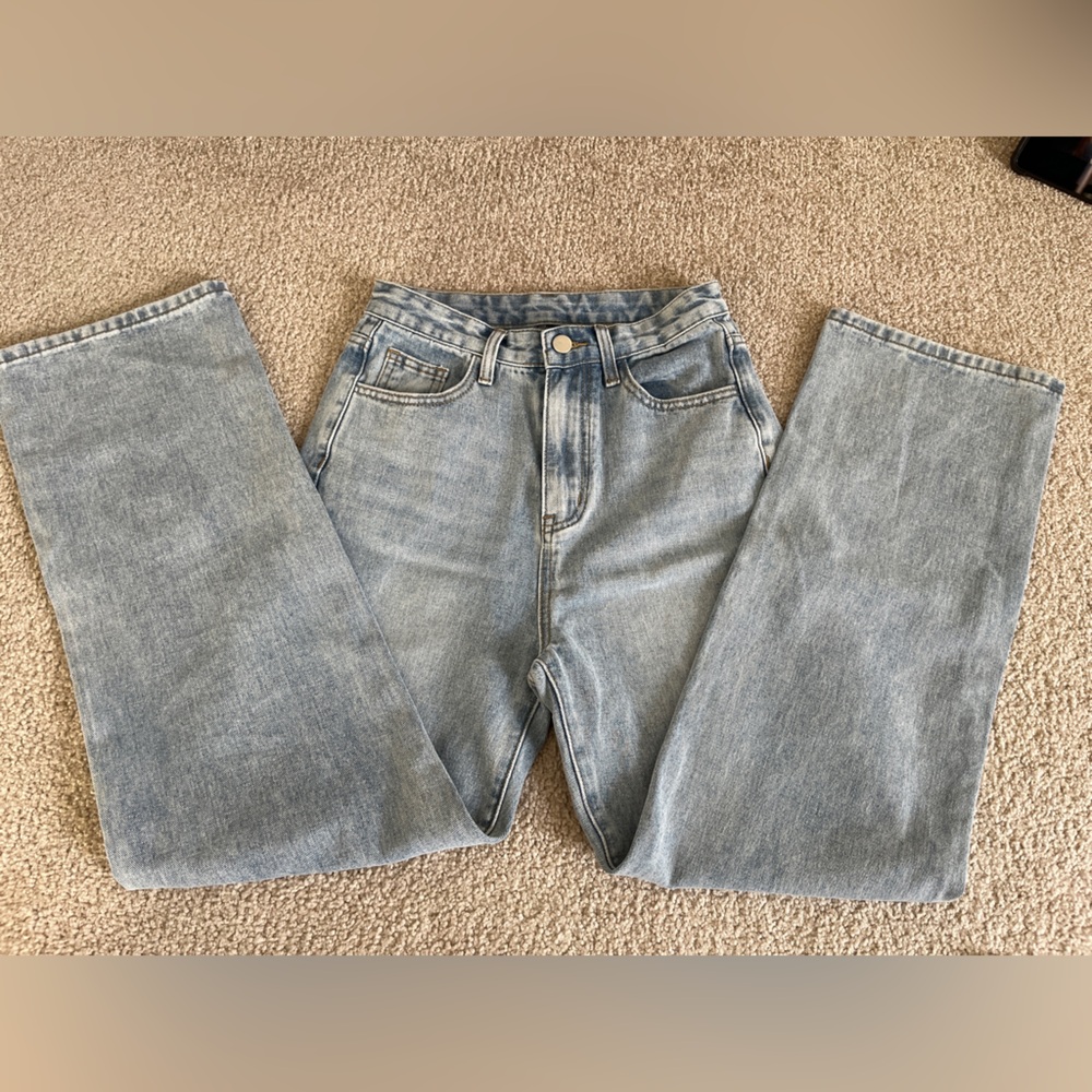 Cider blue straight leg jeans Size XXS